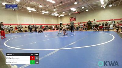 70 lbs Rr Rnd 2 - Kanaan Gandee, NORTH DESOTO WRESTLING ACADEMY vs Gavin Keck, Broken Arrow Wrestling Club