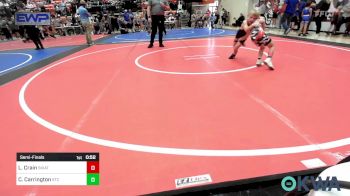 60 lbs Semifinal - Luke Crain, Skiatook Youth Wrestling vs Connor Carrington, Sallisaw Takedown Club