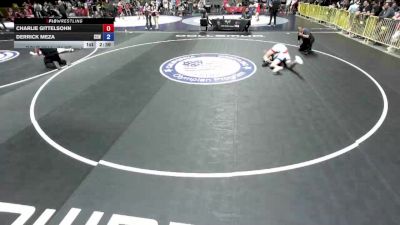 74 kg Cons. Round 2 - Charlie Gittelsohn vs Derrick Meza, Surfside X Wrestling