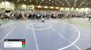 73 lbs Round Of 16 - Gage Armstead, Lassen Wrestling Association vs Lyncoln Salazar, Greenwave Youth WC