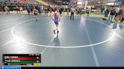 85-91 lbs Round 1 - Ezra Turner, ID vs Tyler Gerhold, IA