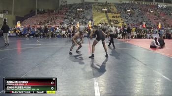 157 lbs Semis (4 Team) - Abraham Dirkx, Morningside (Iowa) vs John Rudebaugh, Eastern Oregon University (OR)