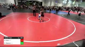 102 lbs Quarterfinal - Airic Conn, Hammertime Wrestling vs Ej Sheeran, Nor-Cal Inferno