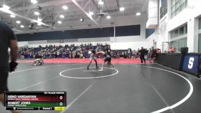 138 lbs 1st Place Match - Arno Vardanyan, World Team Training Center vs Robert Jones, Poway Wrestling