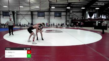 125 lbs Semifinal - Chris Hong, Wesleyan vs Fred Luchs, Rhode Island College