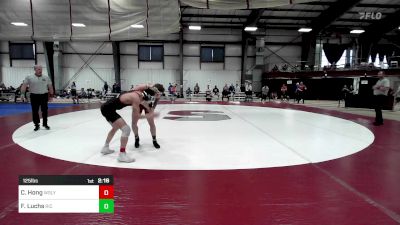 125 lbs Semifinal - Chris Hong, Wesleyan vs Fred Luchs, Rhode Island College