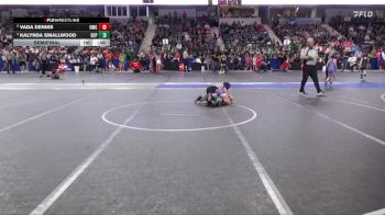 65 lbs Semifinal - Kalynda Smallwood, South Central Punisher vs Vada Dennis, Oakley Wrestling Club