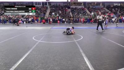 65 lbs Semifinal - Kalynda Smallwood, South Central Punisher vs Vada Dennis, Oakley Wrestling Club