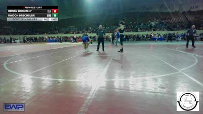 160 lbs Quarterfinal - Brody Donnelly, Elgin Wrestling vs Kaidon Drechsler, Bixby