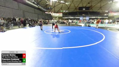 65 lbs 1st Place Match - Kenndyl Mobley, NW Spartans Wrestling vs Francisco Contreras, Cherry Creek Wrestling Club