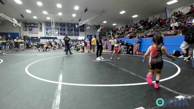 40-43 lbs Rr Rnd 3 - Sophia Thompson, Duncan Youth Wrestling vs Eymber Dickson, Cleveland Takedown