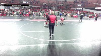 125 lbs 3rd Place Match - Abraham Navarrete, Cuba City Wrestling vs Colt Hoffman, Laona/Wabeno Rebels