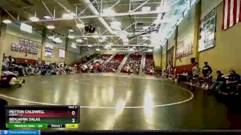 126 lbs Round 5 (10 Team) - Peyton Caldwell, Liberty vs Benjamin Salas, Durango