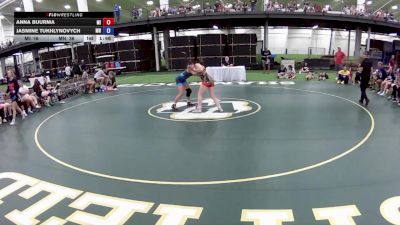 130 lbs Anna Buurma, Michigan vs Jasmine Tukhlynovych, Minnesota