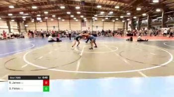 120 lbs Consi Of 16 #2 - Rayshun James, NC vs David Fletes, CA