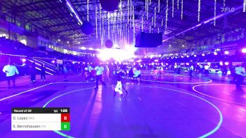 61 lbs Round Of 32 - Demetrius Lopez, Brighton WC vs Spencer Bernshausen, 2tg