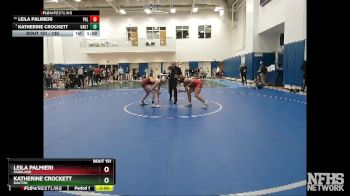 130 lbs Champ. Round 2 - Katherine Crockett, Oakton vs Leila Palmieri, Parkland