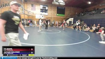 138 lbs Cons. Semi - Ty Adams, East Idaho Elite vs Nathan Galloway, All In Wrestling
