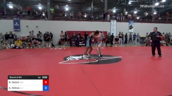 72 kg Round Of 64 - Nick DeVol, Cincinnati RTC vs Austin Abitua, Illinois