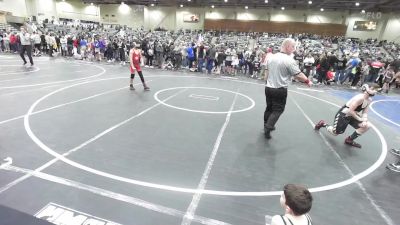 106 lbs Quarterfinal - Braydon Perales, Vasky Bros vs Travis Hayes, Nighthawks WC