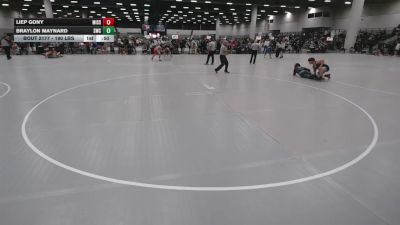 190 lbs Cons. Sub-quarters - Braylon Maynard, Southport Wrestling Club vs Liep Gony, Missouri