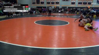 170 lbs Champ. Round 1 - Hailey Cook, Marion vs Addison Bowman, Prairie, Cedar Rapids