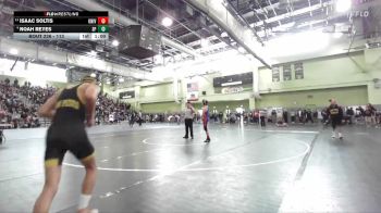 113 lbs Cons. Round 2 - Isaac Soltis, University vs Noah Reyes, SAN PEDRO