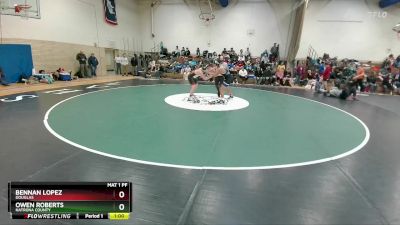 175B Cons. Round 3 - Owen Roberts, Natrona County vs Bennan Lopez, Douglas