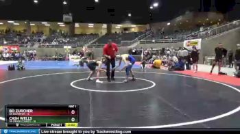 132 lbs Round 3 (4 Team) - Bo Zurcher, 5A Silverton vs Cash Wells, 5A Crook County