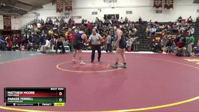 285 lbs Semifinal - Matthew Moore, Mesa Ridge vs Parker Ferrell, Christianburg