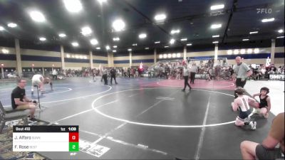 73 lbs Final - Josea Alfaro, Sunnyside WC vs Forrest Rose, Best Trained