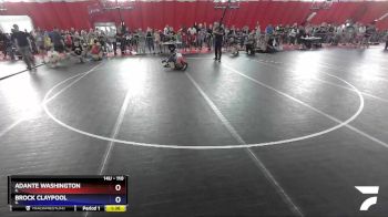 110 lbs Semifinal - Adante Washington, IL vs Brock Claypool, IL