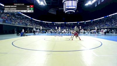 85 lbs Quarterfinal - Carter McCoy, Portage vs Geno Carpino, Central Bucks