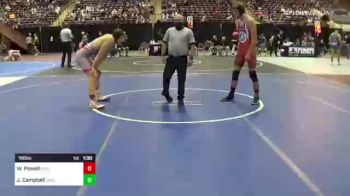 160 lbs Round Of 128 - Joel Campbell, Unattached vs Wyatt Powell, Grindhouse WC