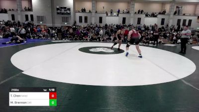 215 lbs Round Of 16 - Trayven Chen, North Andover vs Michael Brennan, Carver