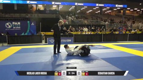 Sebastian Garcia vs Nicolas Lader Rocha 2025 Pan Kids Jiu-Jitsu IBJJF Championship