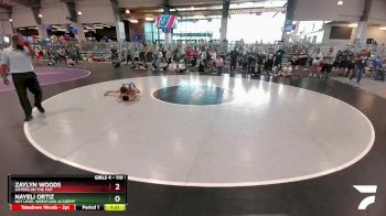 110 lbs Round 1 - Nayeli Ortiz, NXT Level Wrestling Academy vs Zaylyn Woods, Sisters On The Mat