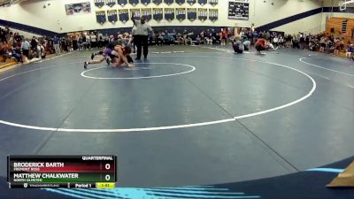 165 lbs Quarterfinal - Broderick Barth, Fremont Ross vs Matthew Chalkwater, North Olmsted