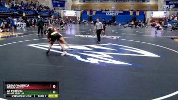 165 lbs Round 3 - AJ Pierson, Millard South vs Cesar Valencia, Bellevue West