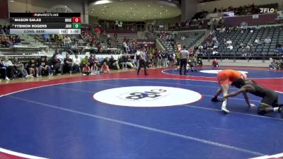 6A 138 lbs Cons. Semi - Tyshion Rogers, Jonesboro High School vs Mason Salas, Rogers Heritage High School