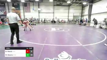 145 lbs Rr Rnd 1 - Nicholas Marck, Terps Xtreme HS vs Mason Basara, Steel Knights