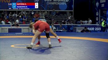 59 kg Final 3-5 - Krystsina Sazykina, Blr vs Ramina Mamedova, Lat