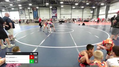 150 lbs Rr Rnd 1 - Hunter Lawson, Ohio Gold vs Nolan Harmon, Ride Out Wrestling Club Green