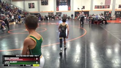 PW-7 lbs Semifinal - Beau Brenner, Hempstead Junior Mustangs vs Liam Gilbert, DC Elite