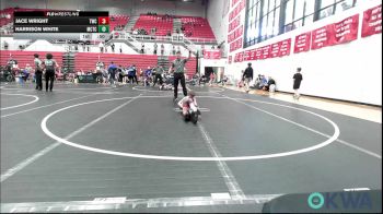 49 lbs 3rd Place - Jace Wright, Tuttle Wrestling Club vs Harrison White, Murray County Takedown Club