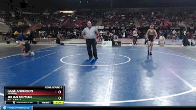 106 lbs Cons. Round 3 - Gage Anderson, Wasatch vs Julian Guzman, Walla Walla