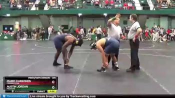 285 lbs Cons. Round 3 - Mario Harkonen, Cornerstone vs Austin Jordan, Michigan