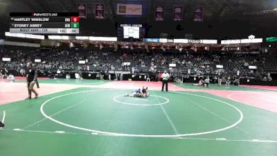 128 lbs Cons. Semi - Hartley Winslow, Unattached vs Sydney Abbey, AEM3