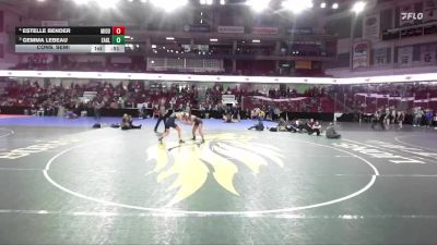 140 lbs Cons. Semi - Estelle Bender, Middleton vs Gemma Lebeau, Eagle