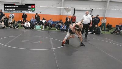 115 lbs Round 3 (10 Team) - Dom Carter, Lake WC vs Brett Georger, Contenders WA